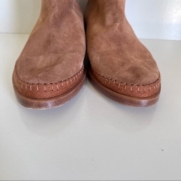 Soludos Venetian Brown Suede Booties - Picture 4 of 11